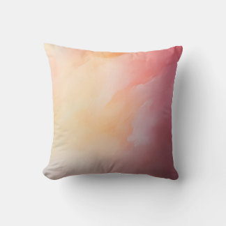 Almofada Decorativa Abstrata em Pastel Suave