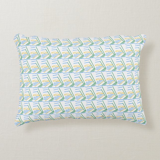 Almofada Decorativa Abstrato Beach (Frente)