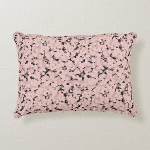 Almofada Decorativa abstrato cinza rosa carvão