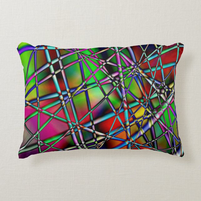 Almofada Decorativa Abstrato colorido (Frente)