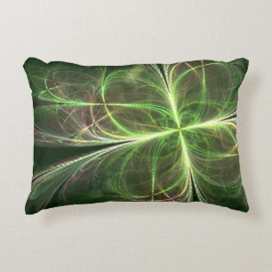 Almofada Decorativa Abstrato Fantasy Four Deixa o Green Clover