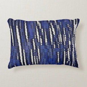 Almofada Decorativa Abstrato Forest Royale-Blue