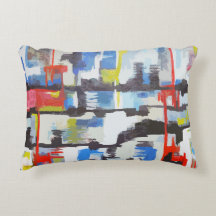 Abstrato Moderno - Gráfico Colorido Duplo Lado