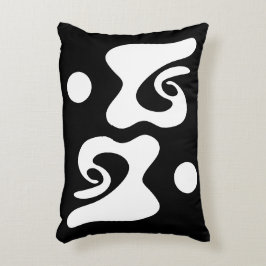 Almofada Decorativa Abstrato preto e branco