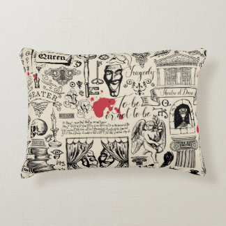 Almofada Decorativa Abstrato sem descontinuidades no tema do teatro