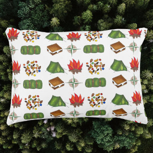 Almofada Decorativa Acampamento Subindo Campo De Verão Ao Ar Livre