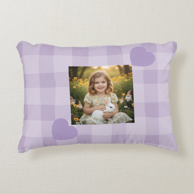 Almofada Decorativa Accen De Enfermeira Simples Roxo Personalizável (Frente)