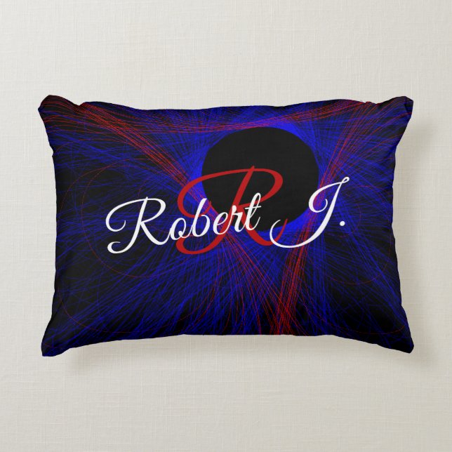 Almofada Decorativa Accented Triangle Geometric Accent Pillow (Frente)