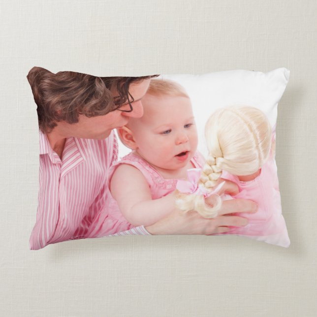 Almofada Decorativa Adicione facilmente sua foto (Frente)