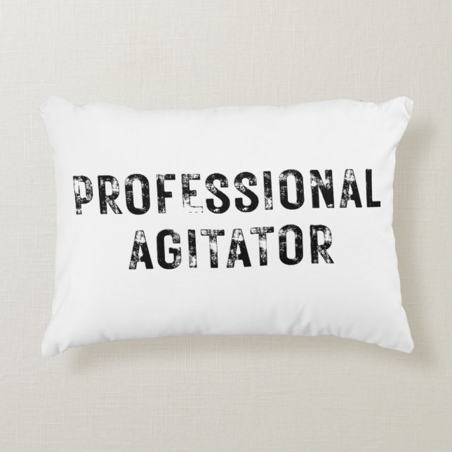 ALMOFADA DECORATIVA AGITADOR PROFISSIONAL  (Frente)
