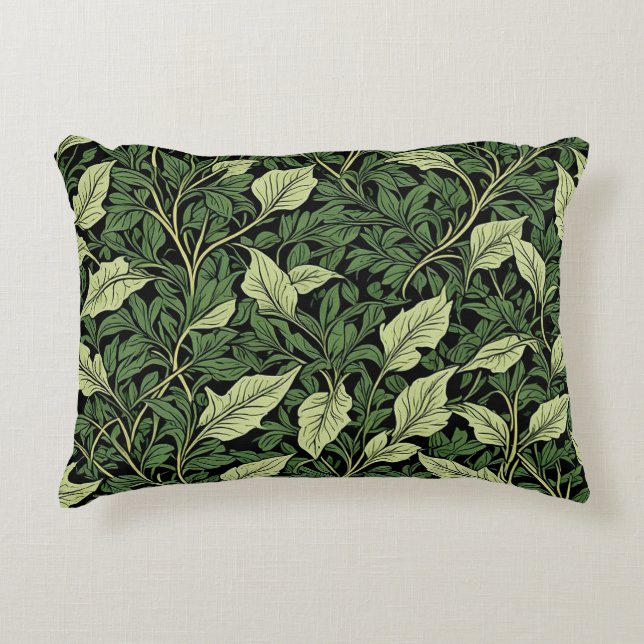 Almofada Decorativa Agrupamento de Vinhas em Tons de Verde (Frente)