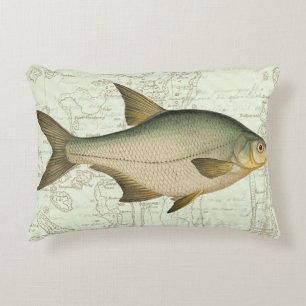Almofada Decorativa Água fresca Peixe no Mapa