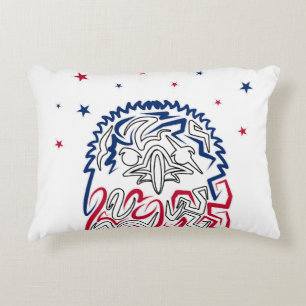 Almofada Decorativa Águia Americana do Dia da Independência