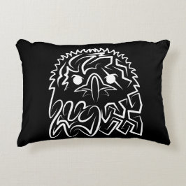 Almofada Decorativa Águia Tribal Negra
