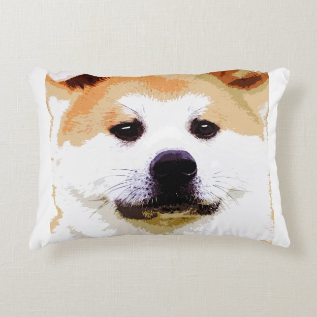 Almofada Decorativa Akita Inu (Frente)