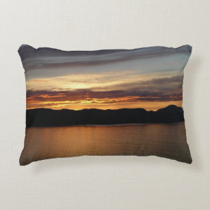 Almofada Decorativa Alaskan Sunset II Belo Alasca Fotografia