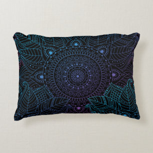 Almofada Decorativa Alegria Árabe: Magia Mandala Oriental