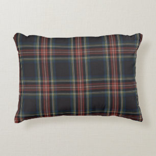 Almofada Decorativa Algodão Tartan Grau A