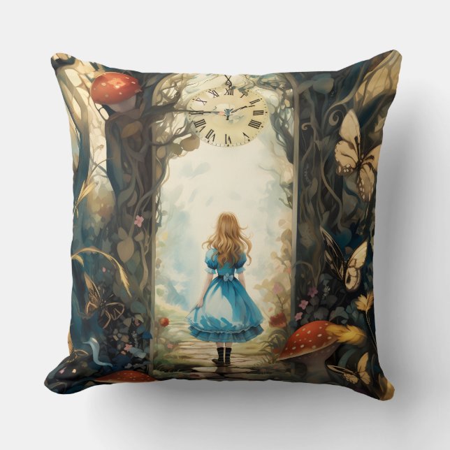 Almofada Decorativa Alice no País das Maravilhas (Frente)