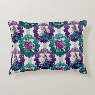 Almofada Decorativa Alice Teal e Purple