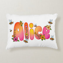 Alice- Travesseiro de Abelha Personalizado