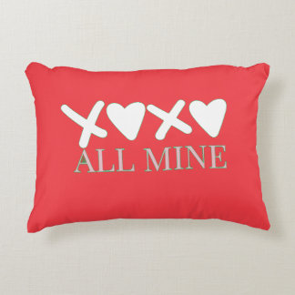 Almofada Decorativa ALL MINE XOXO Valentine Shirt - Minimal Love Desig