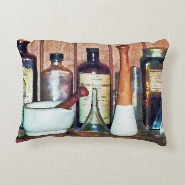 Almofada Decorativa Almofariz e pilão e pilão (Verso)