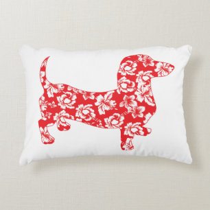 Almofada Decorativa Aloha-Doxie-Red