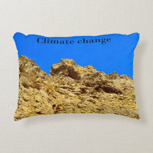 Almofada Decorativa Alterações climáticas cuidam do ambiente