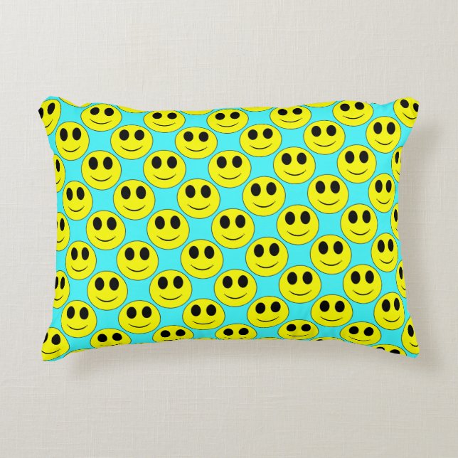 Almofada Decorativa Amante feliz amarelo (Frente)