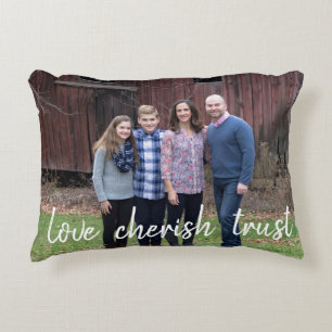 Almofada Decorativa Amar acalenta confiança travesseiro personalizado