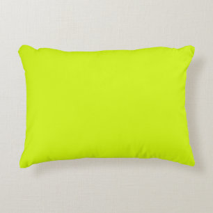 Almofada Decorativa  Amarelo Chartreuse (cor sólida) 