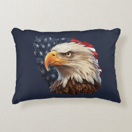 Almofada Decorativa American Flag Bald Eagle