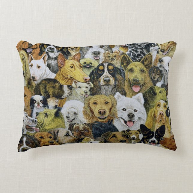 Almofada Decorativa Amigos do cão (Frente)