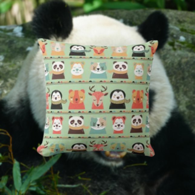 Almofada Decorativa Amigos do Capricho Florestal (Criador carregado)