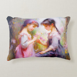 Almofada Decorativa Amigos e Flores