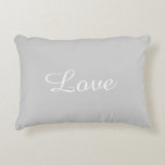 Almofada Decorativa Amor<br><div class="desc">amor na cinza e branco</div>