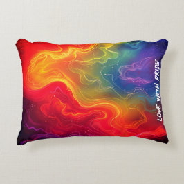 Almofada Decorativa Amor com Arte Digital do Orgulho