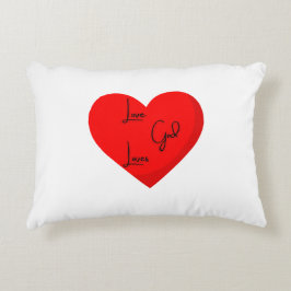 Almofada Decorativa Amor Deus ama Travesseiro Decorativo