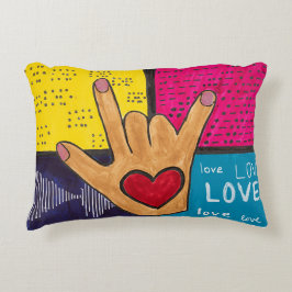 Almofada Decorativa Amor Em Qualquer Língua