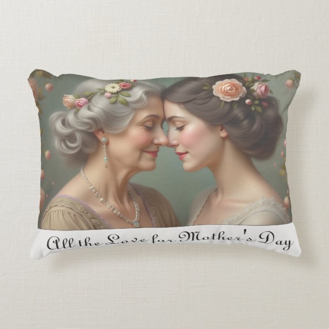 Almofada Decorativa Amor Eterno Entre Mãe e Filha (Frente)