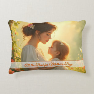 Almofada Decorativa Amor Materno Terno em Luz Florescente