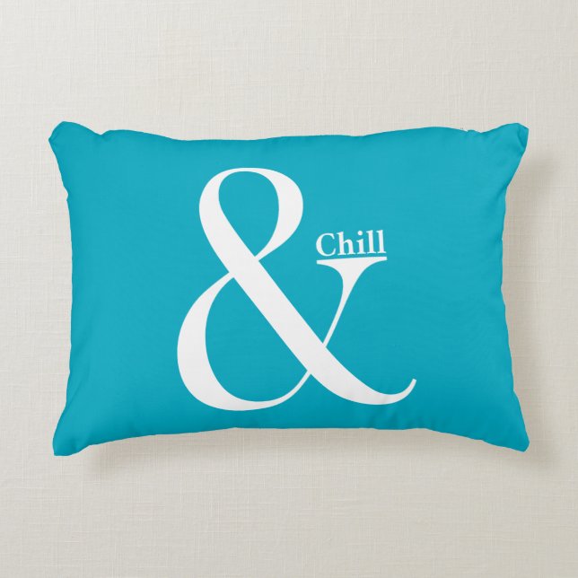 Almofada Decorativa Ampersand Chill (Frente)