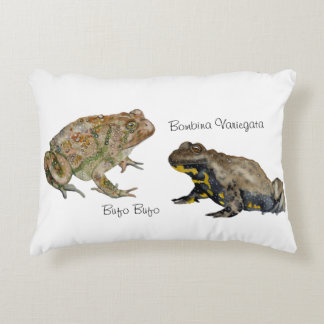 Almofada Decorativa Amphibians, Reptiles & Insects Watercolor