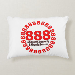 Almofada Decorativa Angel Number 888 - Abundance & Harmony