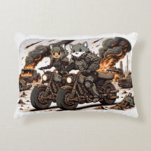 Animais andam de moto