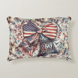 Almofada Decorativa Aniversário Patriótico de 250 Anos