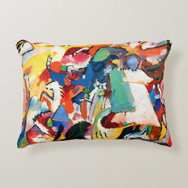 Almofada Decorativa Anjo de Kandinsky do último travesseiro do (Frente)