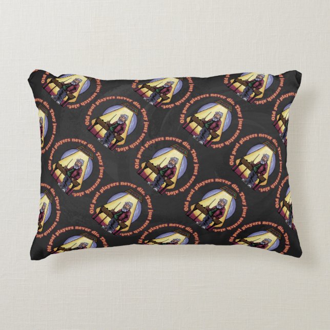 Almofada Decorativa Antigos jogadores da Piscina (Frente)