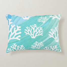 Almofada Decorativa Aqua Ocean Coral Sealife